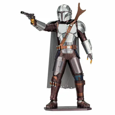 Produktbild von Metal Earth Star Wars Der Mandalorianer Metallmodellbausatz