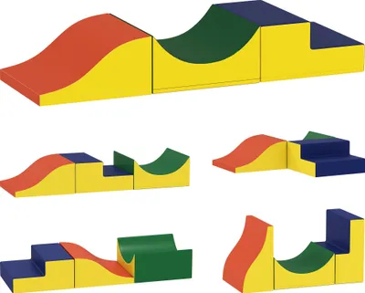 Immagine prodotto di AIYAPLAY blocchi da costruzione in schiuma per bambini 3 pezzi arrampicata blocchi da costruzione morbidi set di blocchi da costruzione grandi blocchi da costruzione bambino gigante blocchi da costruzione in pelle artificiale giallo