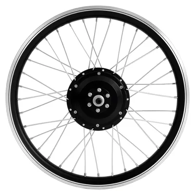 Produktbild von Elektrofahrrad Umrüstkit Vorderrad - 51 cm Rad - 36V 250W bürstenloser Nabenmotor - LED Display - PAS Tretkraftsensor - schwarz