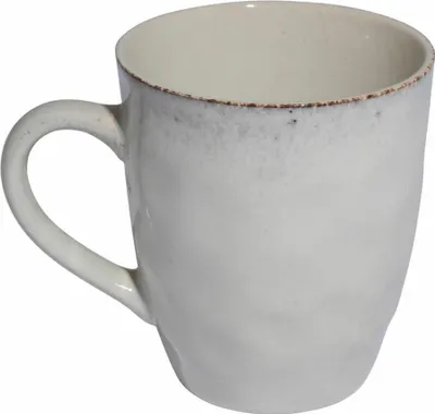 Produktbild von ESTIA | Becher - Trinkbecher - aus Steingut - beige - 400 ml - Kaffeebecher - Dekobecher - Teebecher