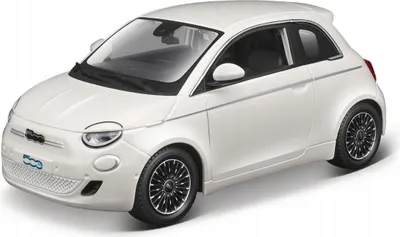 Produktbild von Bburago 1:24 Plus – Fiat 500e (2023) – weiß