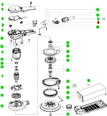 Produktbild von Festool STECKERGEHÄUSE ETS 150 VOLLST. 492602