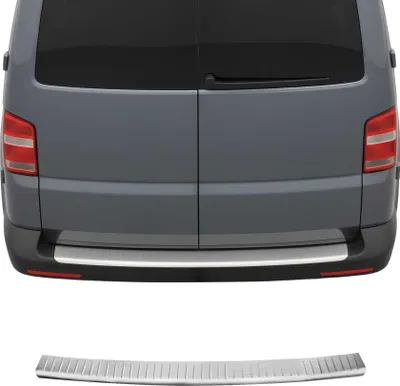 Image de Seuil de Pare-chocs Pour VW T6 Transporter 2015-24 portes battantes inox Brossé