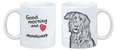 Zdjęcie produktu dla Hovawart – kubek z psem, kubek z nadrukiem, spersonalizowany prezent marki Art-Dog
