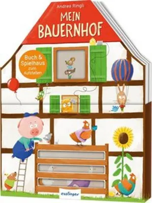 Productafbeelding van Buch & Spielhaus zum Aufstellen: Mein Bauernhof