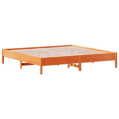 Immagine prodotto di vidaXL Letto in legno massiccio senza materasso cera marrone 180x200 legno di pino