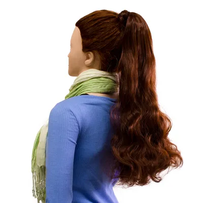 Obrázek produktu pro hair2heart Prodloužení copánků Prodloužení copánků Vlnité - nugátová hnědá 60cm 100g