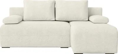 Produktbild von BroMARKT Ecksofa mit Schlaffunktion Ernest Beige Bouclé Rechts