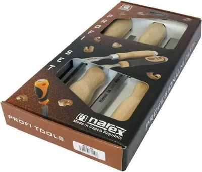 Immagine prodotto di Set di scalpelli Narex, Wood Line Profi, 4 pezzi.