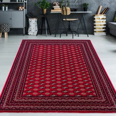Produktbild von Teppich mit orientalischen Ornamenten | elegant | in rot Größe - 280x380 cm
