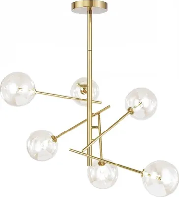 Produktbild von tooLight Pendellampe App919-6Cp Glas Kugel 6-Lichtquelle G4 78X78X94,5Cm
