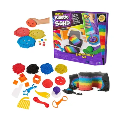 Zdjęcie produktu dla Kinetic Sand KNS ACK SndisfctrySt TVDrv FR GML, Piasek kinetyczny dla dzieci, 3 lat(a), Nietoksyczne, Wielobarwny