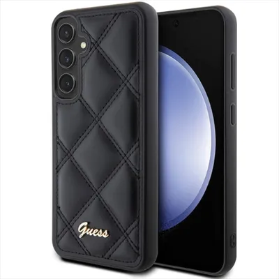 Produktbild von Guess Samsung Galaxy S23 FE Schutzhülle Hardcase Quilted Metal Logo