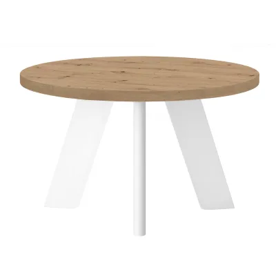 Produktbild von Couchtisch LEX Durchmesser 75 cm, Minimalistisch und zeitlos - Artisan/Weiß