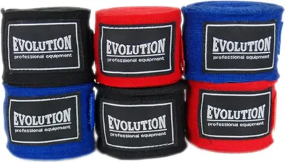 Zdjęcie produktu dla ND05_E0215 Bandaz bokserski Evolution SB-300 czer