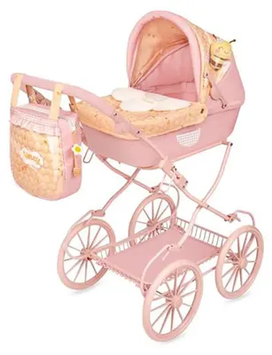 Productafbeelding van Grote, verstelbare kinderwagen voor poppen tot 45 cm - DeCuevas Toys