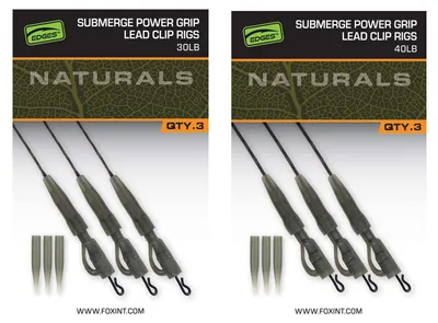 Image de Fox Naturals Sub Power grip lead clip 40lb Karpfen-Zubehör