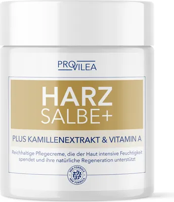 Produktbild von Provilea Harzsalbe | zur natürlichen Regeneration mit Kamillenextrakt + Vitamin A | 100ml
