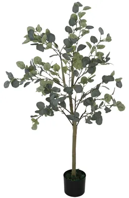 Produktbild von HOMCOM Artificial Plant, Faux Silk Eucalyptus Tree, 150cm