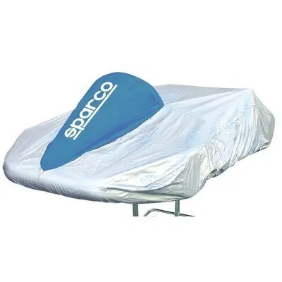 Produktbild von SPARCO Autoabdeckung Schutzhülle Kart Silber Blau
