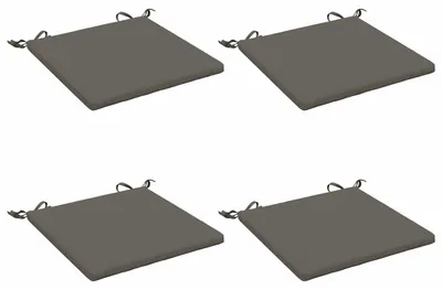Productafbeelding van Zitkussens SOEST 4 st 100% Polyester Grijs 50 x 50 x 3 cm