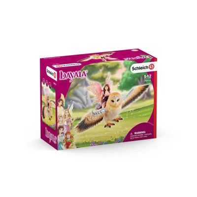 Produktbild von schleich BAYALA Fairy In Flight On Glam-Owl, 5 Jahr(e), Fairy In Flight On Glam-Owl, Mehrfarbig