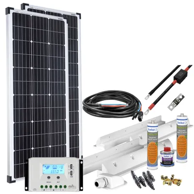 Produktbild von Offgridtec mPremium L-200W 12V Wohnmobil Solaranlage