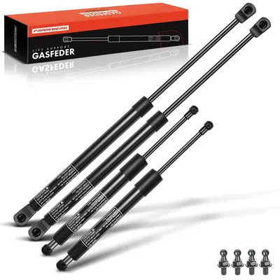 Immagine prodotto di Kit di ammortizzatori a gas per auto - 4 ammortizzatori a gas per cofano e portellone posteriore - compatibili con Lexus LS430 FX30, berlina, anno 2000 - ricambio