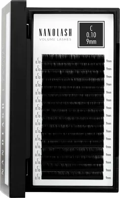 Produktbild von VOLUME LASHES falsche Wimpern 0,10 C #9 mm 1 Stck