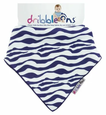 Produktbild von Dribble Ons Designer Zebra - Lätzchen
