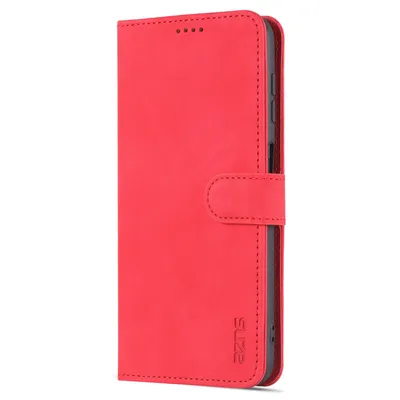 Productafbeelding van Beschermhoes voor Samsung Galaxy A13 4G, hoesje, tas, portemonnee, 360 graden bescherming, kleur: rood