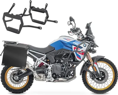 Produktbild von Set Alukoffer + Kofferträger passend für BMW F 800 GS 24-25 Aluminium