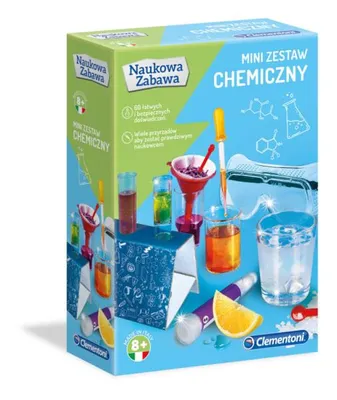 Obrázok produktu pre Clementoni Veda a zábava: Chemická súprava pre deti od 8 rokov, 60 pokusov