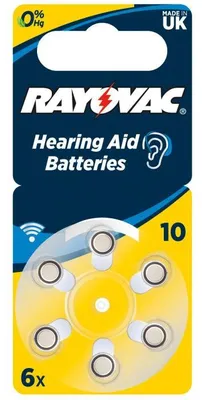 Produktbild von VARTA Hearing Aid Batteries 10 Hörgeräte Batterie (6er Blister)