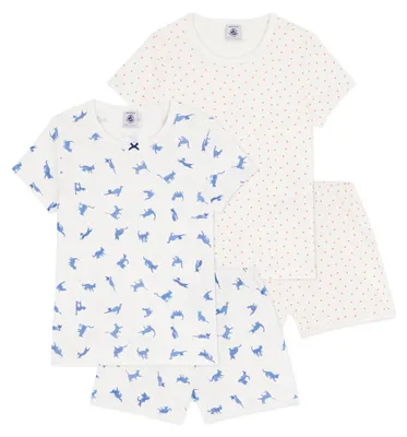Immagine prodotto di Petit Bateau, pigiama per bambine, modello A0fq9, variante 1, taglia 4 anni