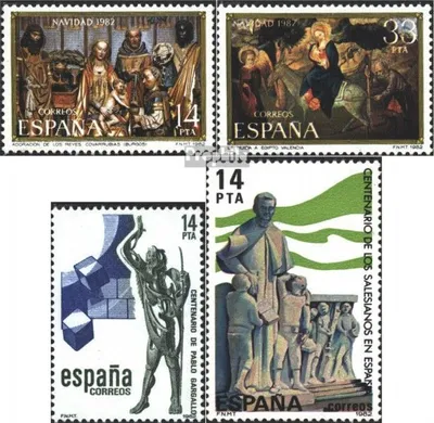 Produktbild von Briefmarken Spanien 1982 Mi 2567-2568,2569,2570 (kompl.Ausg.) postfrisch Sondermarken