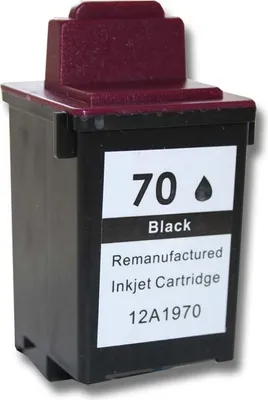 Produktbild von vhbw Tintenpatrone Schwarz kompatibel mit Lexmark 7200, 5770, 7000, 5000, 5700, 3200 Drucker (wiederaufgefüllt, 30ml)