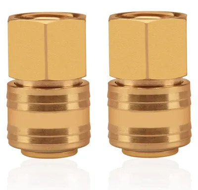 Imagen del producto de Conector de aire rápido de latón, 1/2 pulgada, para herramientas neumáticas