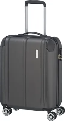 Zdjęcie produktu dla Travelite City, Wózek, Twardy kask, Antracyt, Mały, 4 szt., Zamek szyfrowy TSA