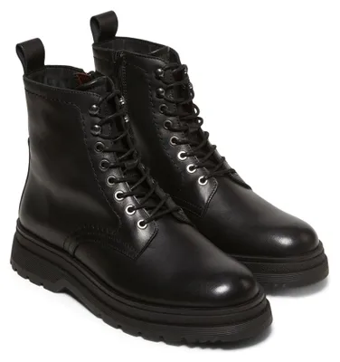 Produktbild von Marc O'Polo Herren Stiefeletten 30825896301100990 Farbe: Schwarz Größe: 41