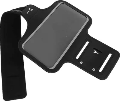 Produktbild von Sportarmväska für iPhone 13 - Sportarmband Schwarz Utomhus Fitnessutrustning