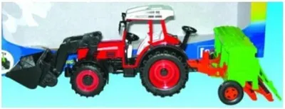 Image de Tracteur avec machines agricoles