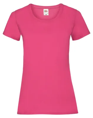 Immagine prodotto di Fruit of the Loom - Maglietta "Valueweight" da donna FK3173 (S) (fucsia)