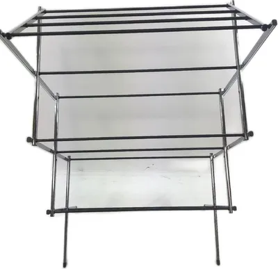Produktbild von Amazon Basics Faltbarer Wäschetrockner Chrom 71,69cm Innenraum Trockner Halterung