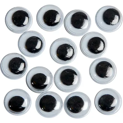Produktbild von Creativ Company Kulleraugen, nicht selbstklebend, D 8 mm, 40 Stück 1 Box