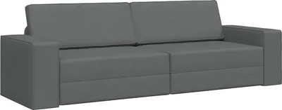 Produktbild von vidaXL Schlafsofa Dunkelgrau 245 x 78 x 77 cm Stoff