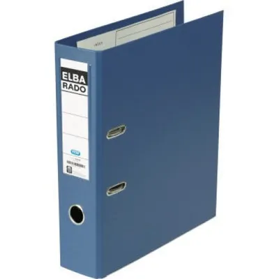 Image de Elba 100022626 Ordner rado plastic PVC/PVC - A4, 80 mm, bleu