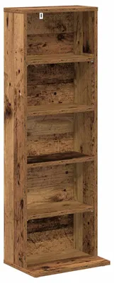 Produktbild von vidaXL CD Regal Altholz 33 x 23,5 x 97,5 cm Holzwerkstoff