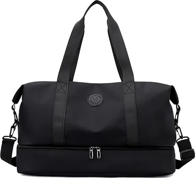 Produktbild von Reisetasche Sporttasche Fitnesstasche,Große Umhängetasche mit Schuhfach&Nassfach (Atmungsaktiv, wasserdicht, verschleißfest, großes Fassungsvermögen)