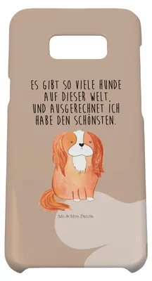 Produktbild von Mr. & Mrs. Panda Samsung Galaxy S8 plus Handyhülle  Hund Cavalier King Charles Spaniel - Hundeglück - Geschenk, Handy Case, Sprüche, Hülle, Cockerspaniel, Spruch, Bester